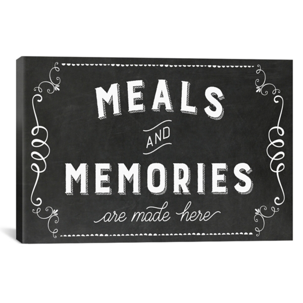 Meals And Memories Canvas Art Print Kirklands