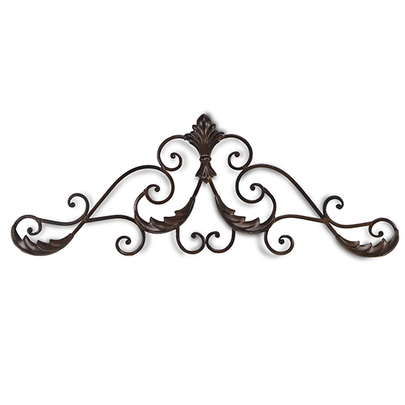 black scroll wall decor