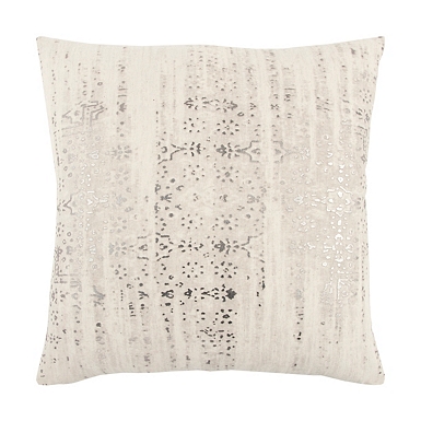 Metallic accent hot sale pillows