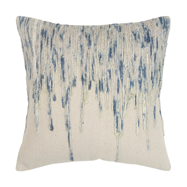 Blue Abstract Dripping Pillow Kirklands Home
