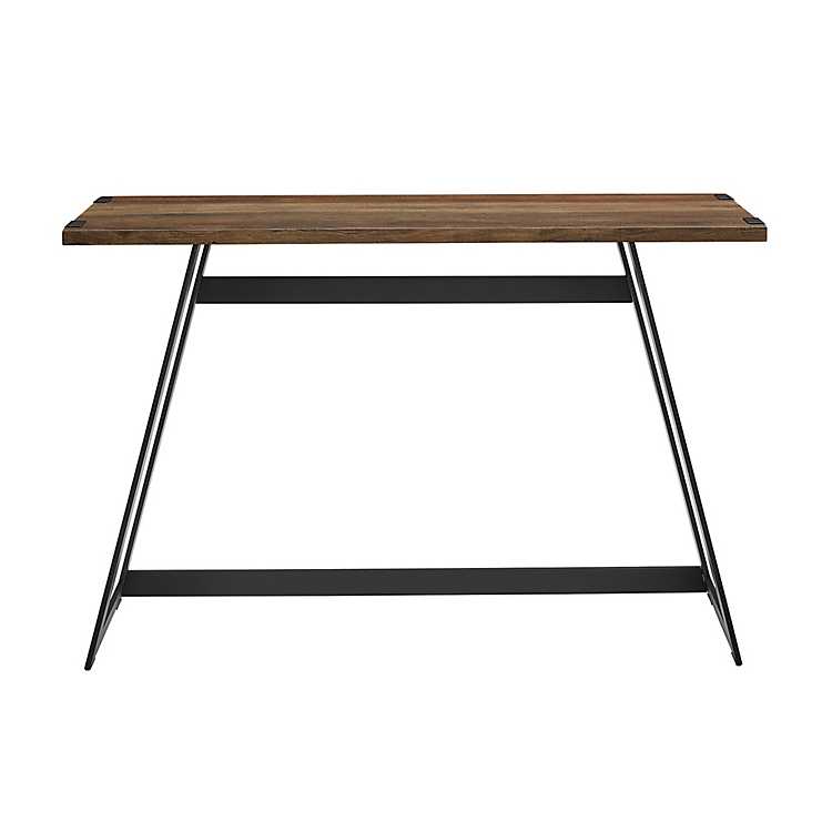 Urban Metal Wrap Oak Wood Console Table, Jcpenney Console Table