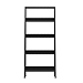 Black 4-Tier Ladder Bookshelf