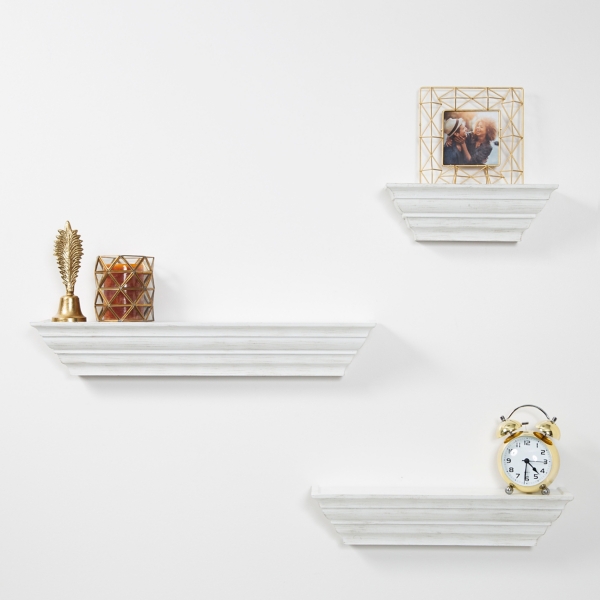 white floating shelves uk