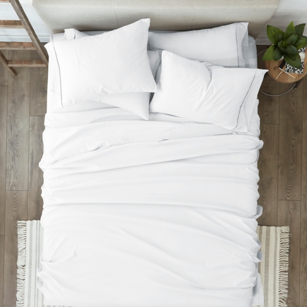 White Ultra Soft 6-pc. Queen Sheet Set | Kirklands Home