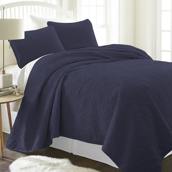 navy coverlet queen