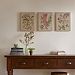 Botanical Linen Art Prints, Set of 3