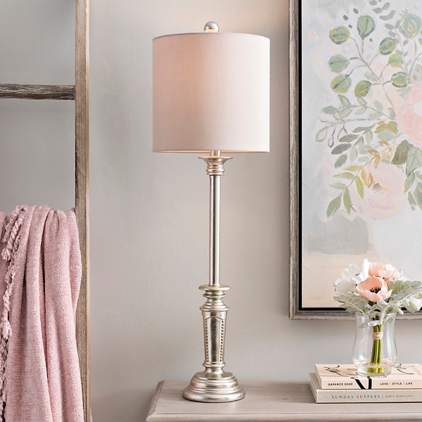 Silver Leaf Metallic Buffet Lamp Kirklands Home