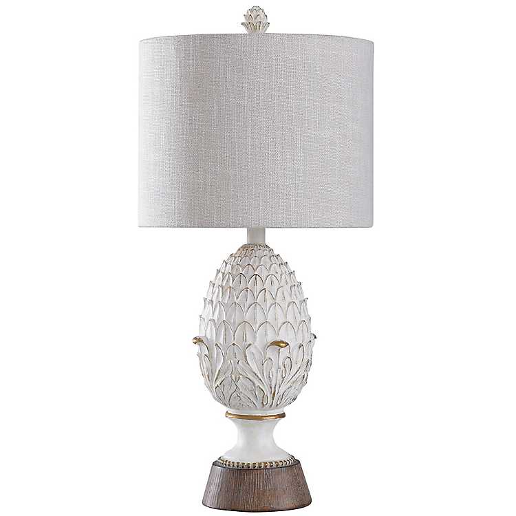 Off White Artichoke Table Lamp With, Tahari Floor Lamps Home Goods
