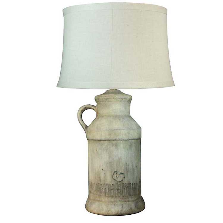 Ceramic Milk Jug Table Lamp Kirklands, Milk Can Table Lamps