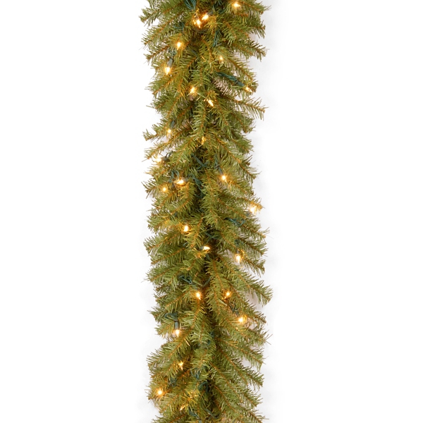 Pre-Lit Norwood Fir Christmas Garland