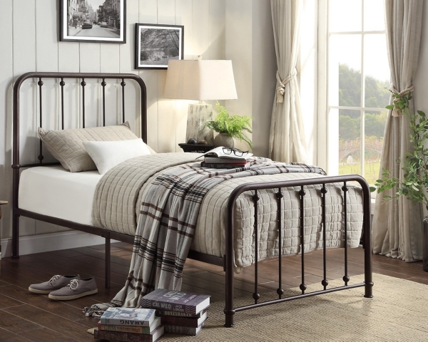 Metal twin on sale frame bed