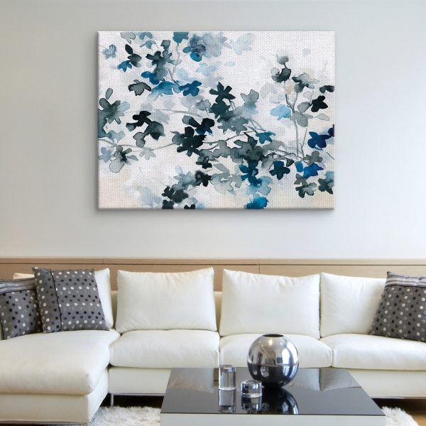 Blue Cherry Blossoms Canvas Art Print 40x30 In Kirklands