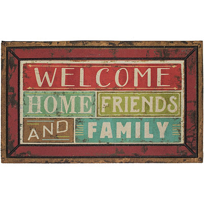 Friends and Family Welcome Doormat