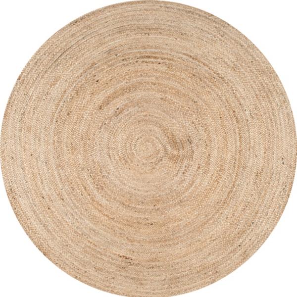 Natural Reno Woven Round Area Rug, 6 ft.