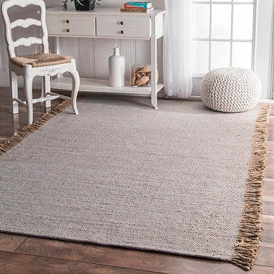 Solid Amos Tassel Area Rug 8x10 Kirklands