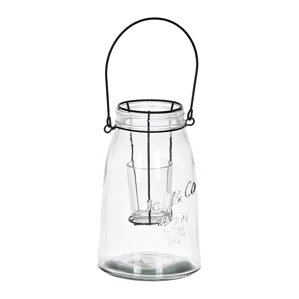 Clear Glass Mason Jar Lantern Kirklands