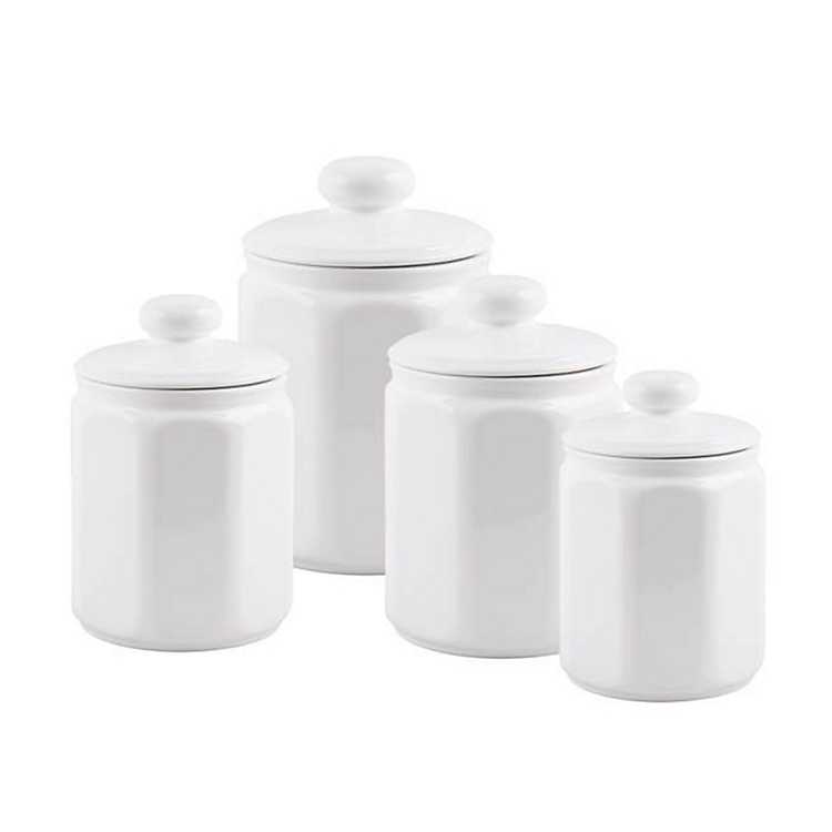 white canister sets ceramic