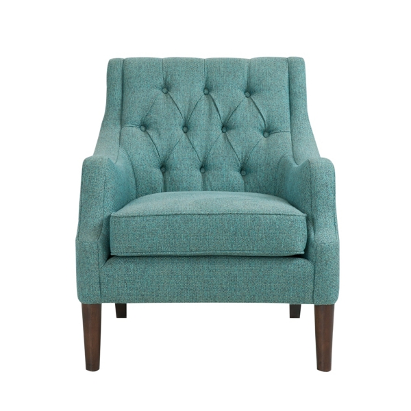Elle Tufted Teal Accent Chair Kirklands Home