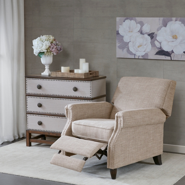 Evanston Push-Back Sand Recliner