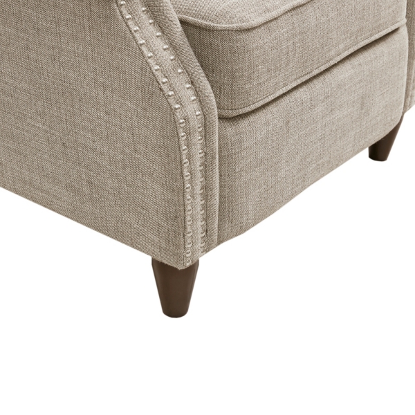 Evanston Push-Back Sand Recliner