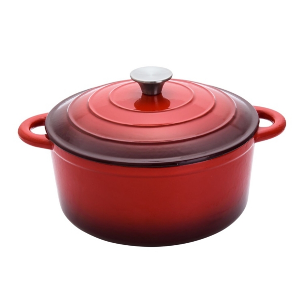 Dutch Oven Red Enamel 16qt – Hebert's Boudin & Cracklins