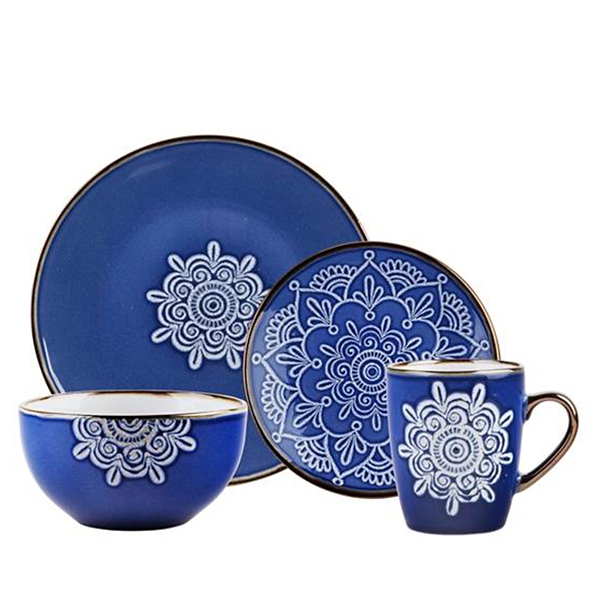 Blue and White Medallion 16pc. Dinnerware Set Kirklands Home