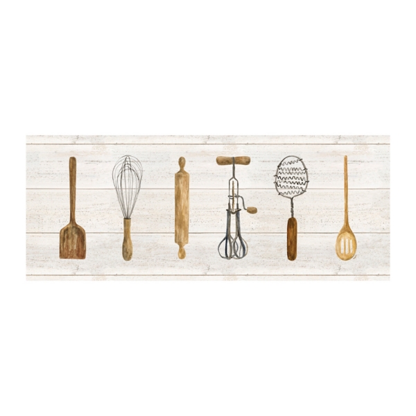 Vintage Utensils Panel Giclee Canvas Art Print Kirklands Home