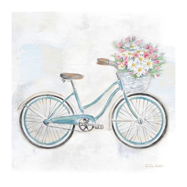 bike with flower basket