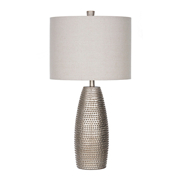 hammered table lamp