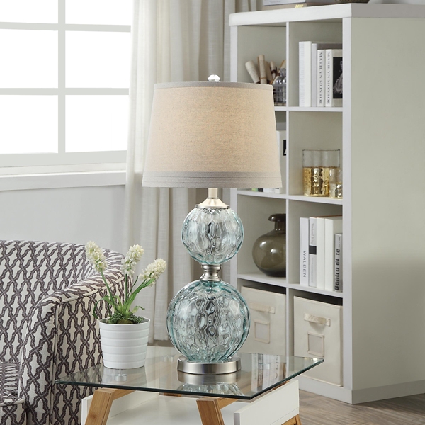 glass table lamps for living room