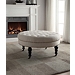Charlotte Tufted Round Natural Ottoman