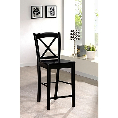 Black Jayden Craftsman Counter Stool Kirklands Home