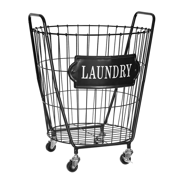 metal laundry hamper with wheels