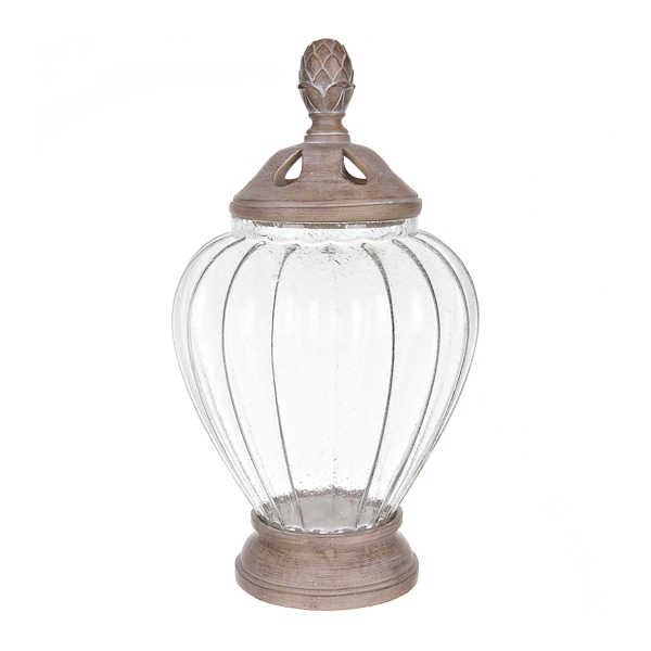 Pineapple Bubble Glass Potpourri Jar Kirklands Home