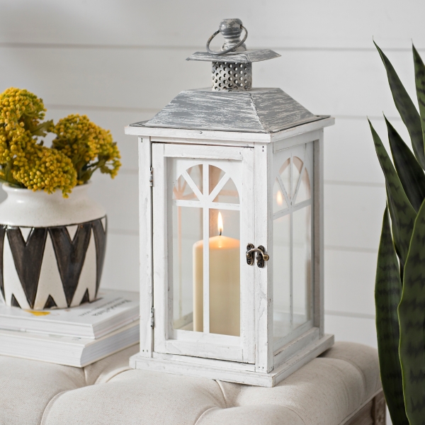 Lanterns white on sale