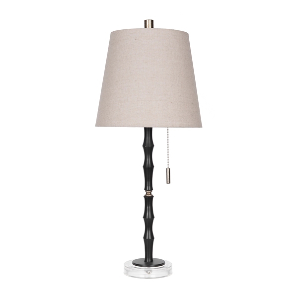 Metal Bamboo Acrylic Base Table Lamp Kirklands