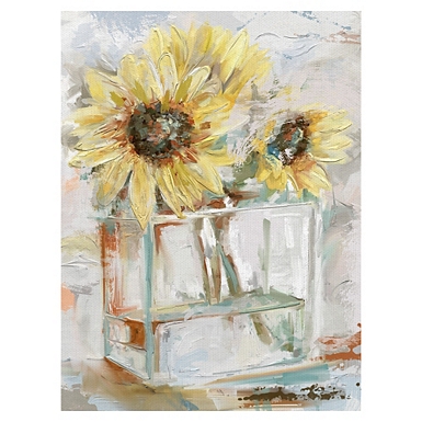 Sunflowers in Orange Juice Carton Art Print for Sale by SoulDesignsCo