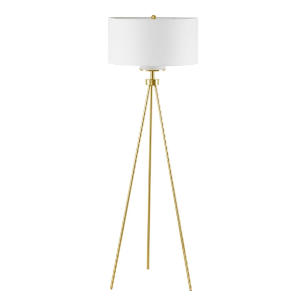 gold tripod floor lamp