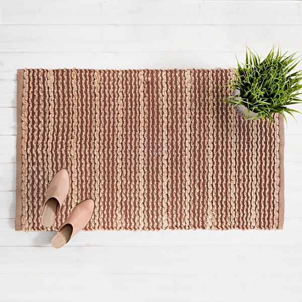 Brown Braided Jute Scatter Rug Kirklands Home