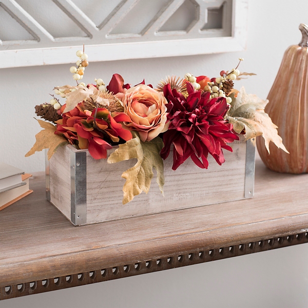 artificial fall flower arrangements