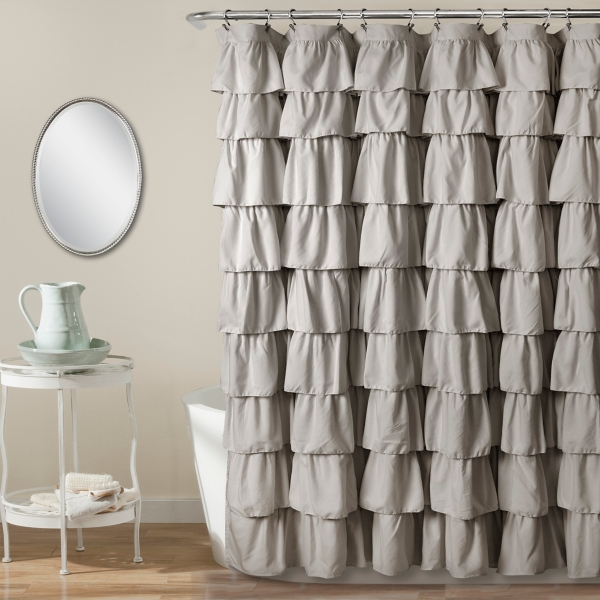 ruffle shower curtain