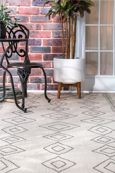 Serna Tribal Outdoor Area Rug
