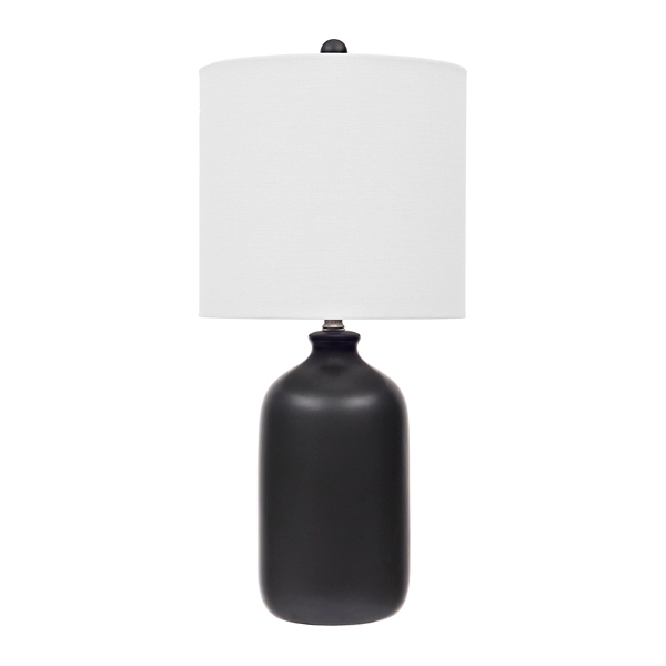 matte black table lamp