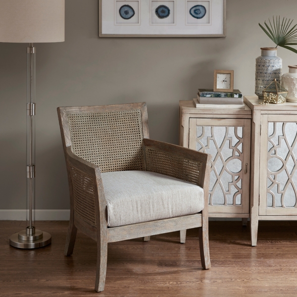 Cane best sale accent chairs