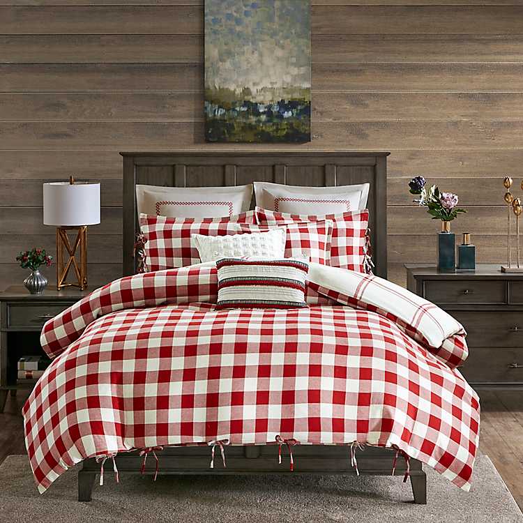 Red Buffalo Check 8-pc. Queen Comforter Set | Kirklands Home