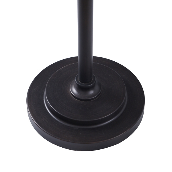 Bronze Caged Metal 3-Tier Floor Lamp