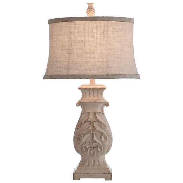 Natural French Country Table Lamp