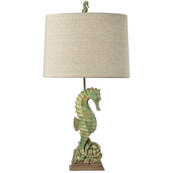 seahorse table lamp