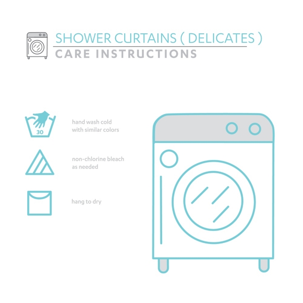 White Ciel Tassel Shower Curtain