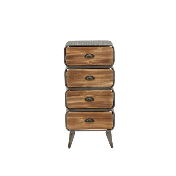 Urban Stacked 4 Drawer Side Table Kirklands